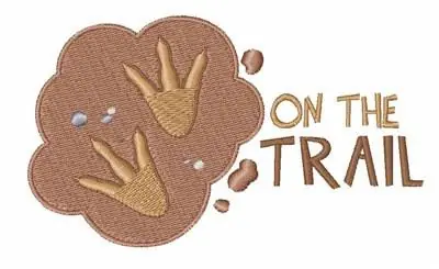 New Release On The Trail Embroidery Design