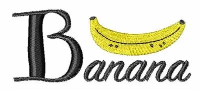 Banana Embroidery Design Bulk Order