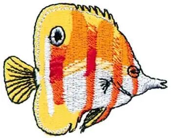 Bargain Long-nosed Angelfish Embroidery Design