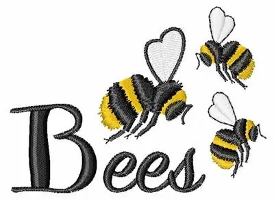 Bumble Bees Embroidery Design Today Only