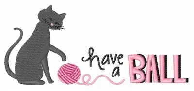 Have A Ball Embroidery Design Hassle-Free Returns