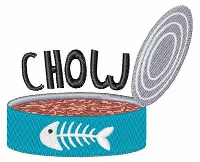 High Quality Cat Chow Embroidery Design