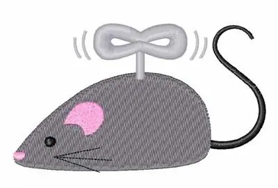 Cat Mouse Toy Embroidery Design Viral