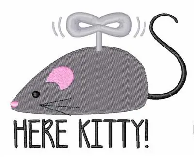 Direct From Factory Here Kitty Embroidery Design