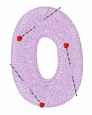 Pinned Zero Embroidery Design Editor’s Pick