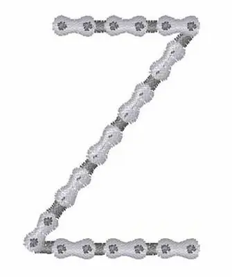Bike Chain Z Embroidery Design Order Now