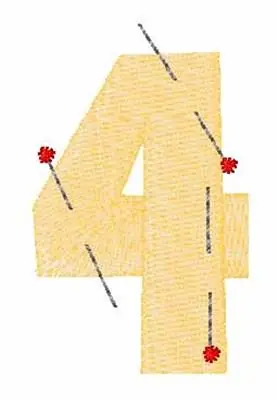 Luxury Pinned 4 Embroidery Design