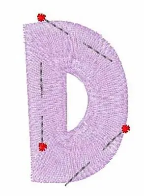 Certified Pinned D Embroidery Design