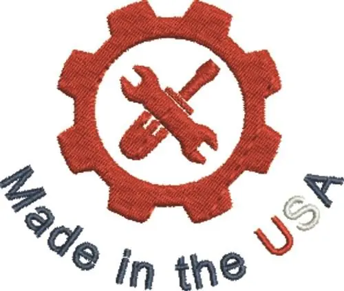 Gearhead USA Embroidery Design Buy Today