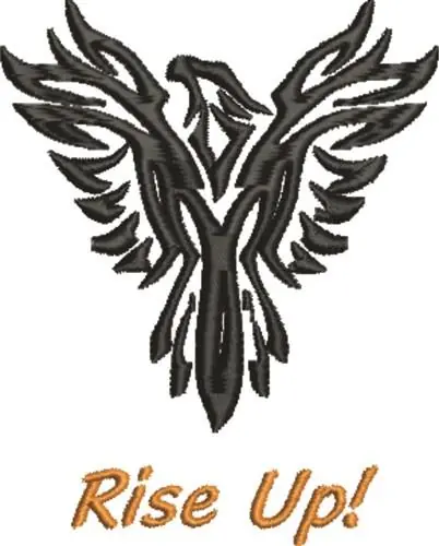 Phoenix Rise Embroidery Design Best Choice