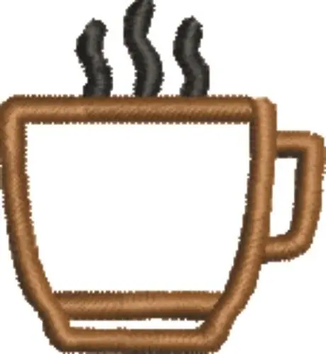 Sale Coffee Embroidery Design