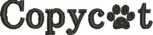 Fresh Stock Copycat Embroidery Design