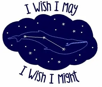 Wish I May Embroidery Design Order Now
