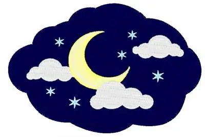Fan Favorite Night Moon Embroidery Design