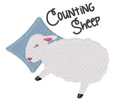 Counting Sheep Embroidery Design Best Choice