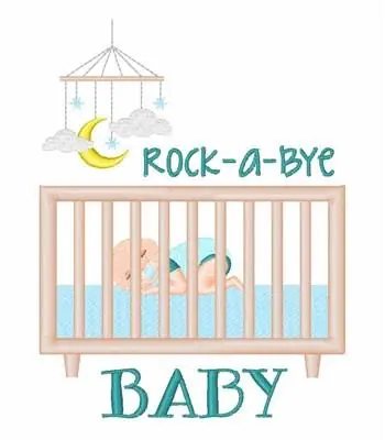 Rock-a-bye Baby Embroidery Design Budget