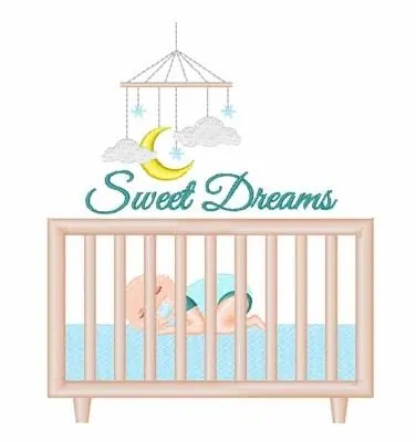 Sweet Dreams Embroidery Design Best Choice
