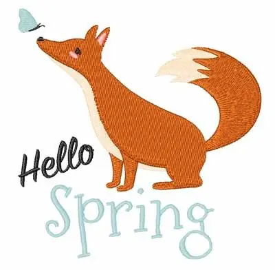 Exclusive Hello Spring Embroidery Design
