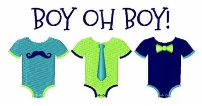 Boy Oh Boy Embroidery Design Price Cut