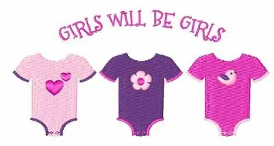 Exclusive Will Be Girls Embroidery Design