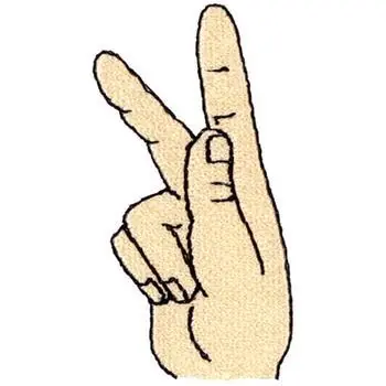 Certified Letter K Sign Language Embroidery Design
