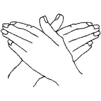 Sign Language Love Embroidery Design Time-Limited