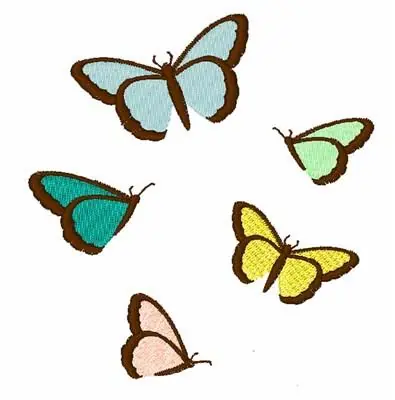 Butterflies Embroidery Design Last Chance