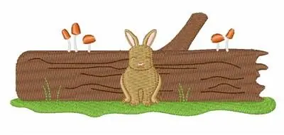 Grab Now Forest Rabbit Embroidery Design
