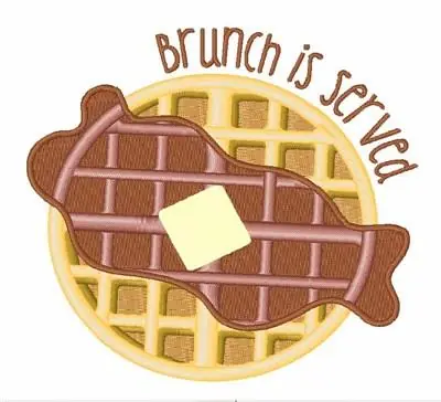 Brunch Is Served Embroidery Design Last Chance