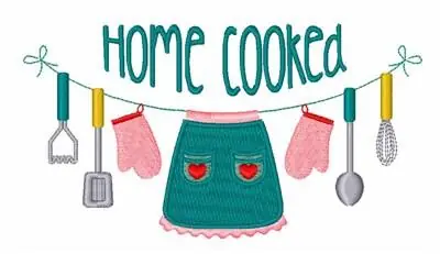 Limited Edition Home Cooked Embroidery Design