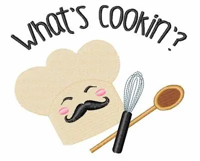 New Release Whats Cookin Embroidery Design