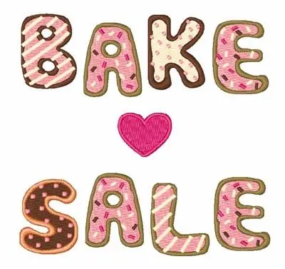 Express Delivery Bake Sale Embroidery Design