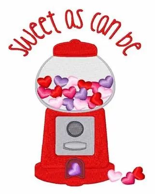 Sweet Candy Embroidery Design Clearance