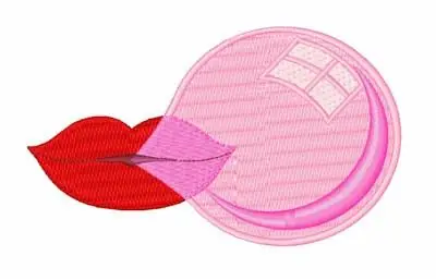 Next Day Delivery Blow Bubble Embroidery Design