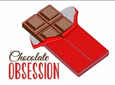 Chocolate Obsession Embroidery Design Exclusive