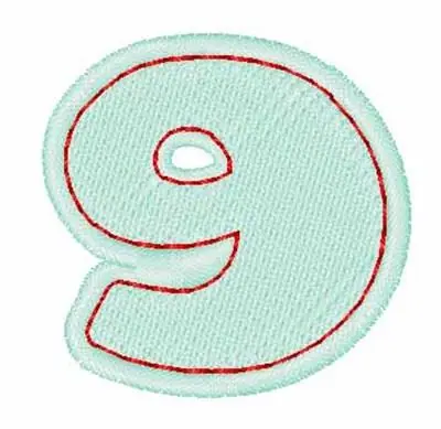 Sewn 9 Embroidery Design Popular