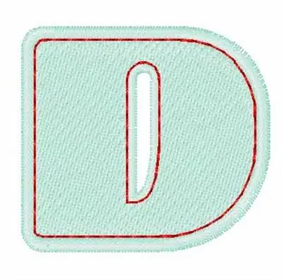 Premium Sewn D Embroidery Design
