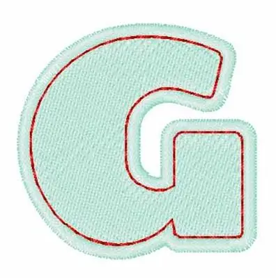 Sewn G Embroidery Design Editor’s Pick