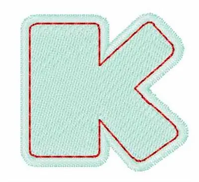 Sewn k Embroidery Design Special Offer