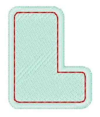 Sewn L Embroidery Design Editor’s Pick