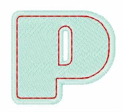 Sewn p Embroidery Design Deal