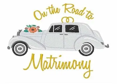 Matrimony Road Embroidery Design Shop Now