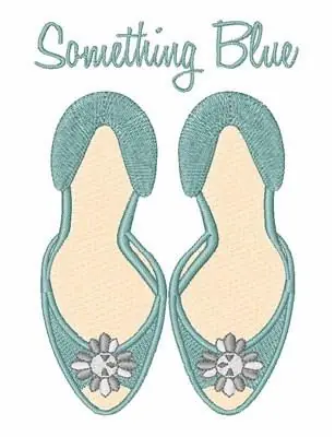 Brand New Something Blue Embroidery Design