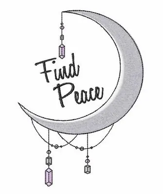 Find Peace Embroidery Design Order Now