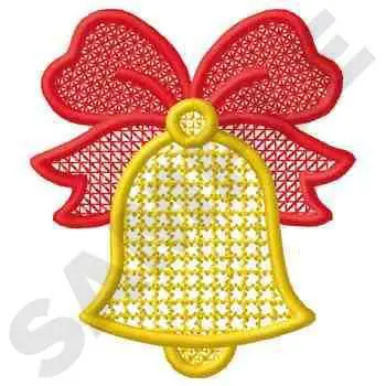 Big Sale Christmas Bell Embroidery Design