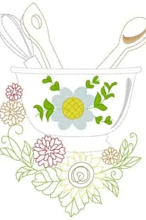 Best Price Mixing Bowl Embroidery Design