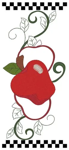 Apples Embroidery Design Last Chance