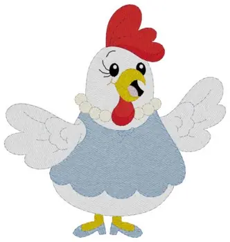 Best Seller Happy Hen Embroidery Design