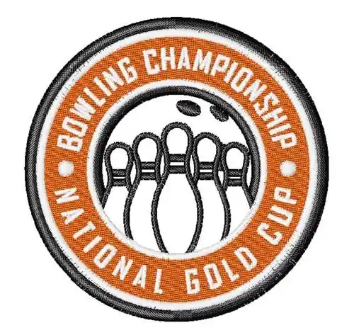 Last Chance Bowling Championship Embroidery Design