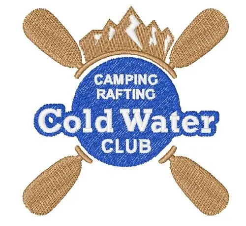 Cold Water Club Embroidery Design Original